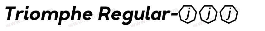 Triomphe Regular字体转换